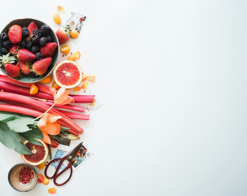 Rainbow Fruit Skewers (Fun Kid-Friendly Lunchbox Kabobs) ingredients and preparation setup