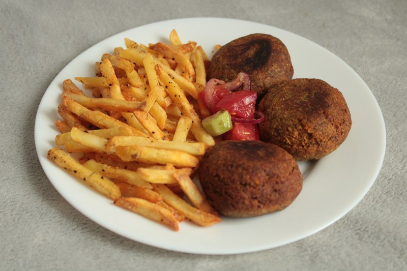 Savory Lentil Cutlet Bites (High-Protein Daal Patties) ingredients and preparation setup