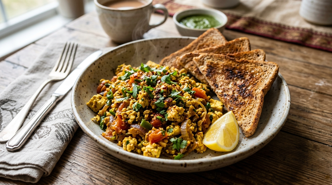 Quick Paneer Bhurji for Breakfast (High-Protein Indian Scramble)