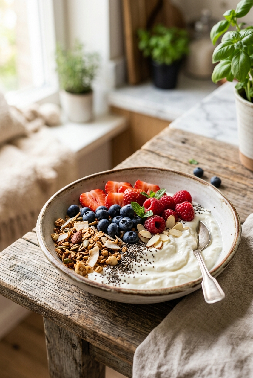 Berry Protein Crunch (Low-Carb Version)