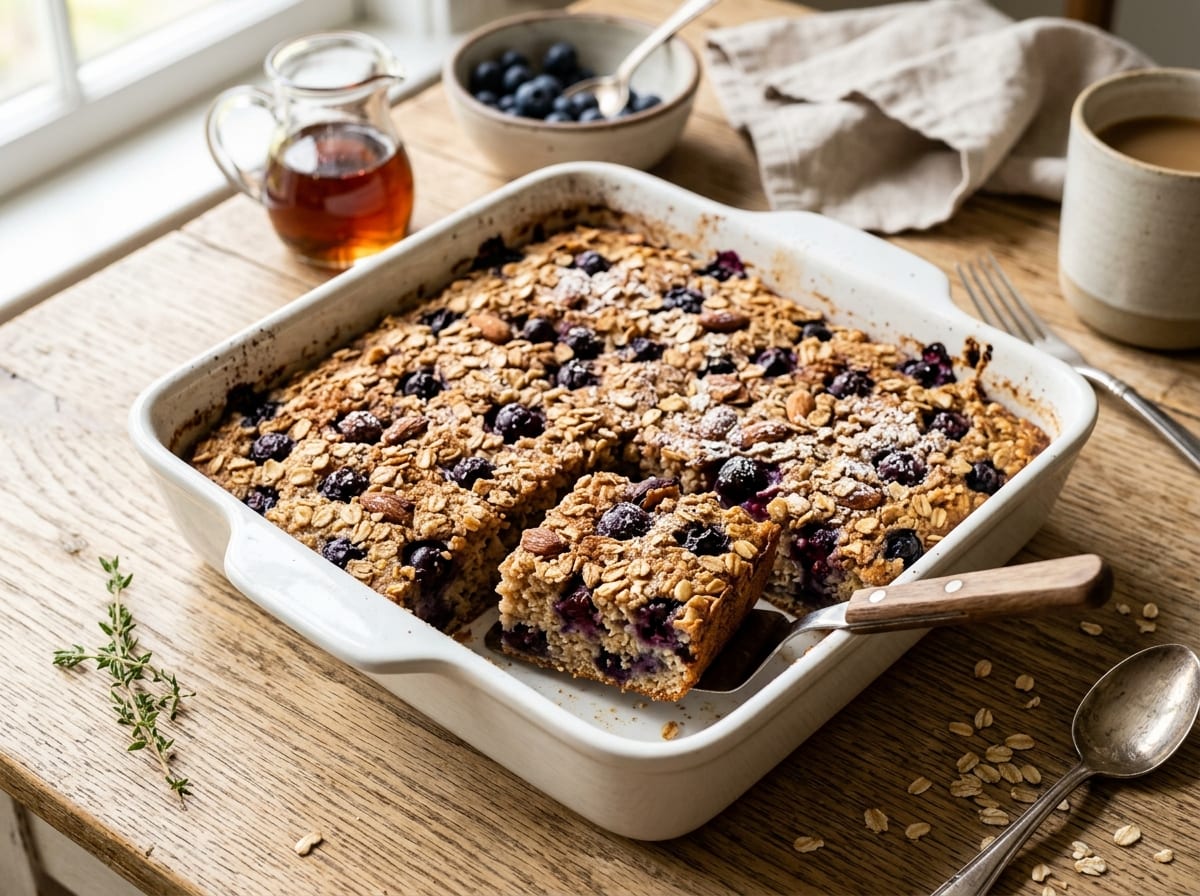 Blueberry Baked Oatmeal