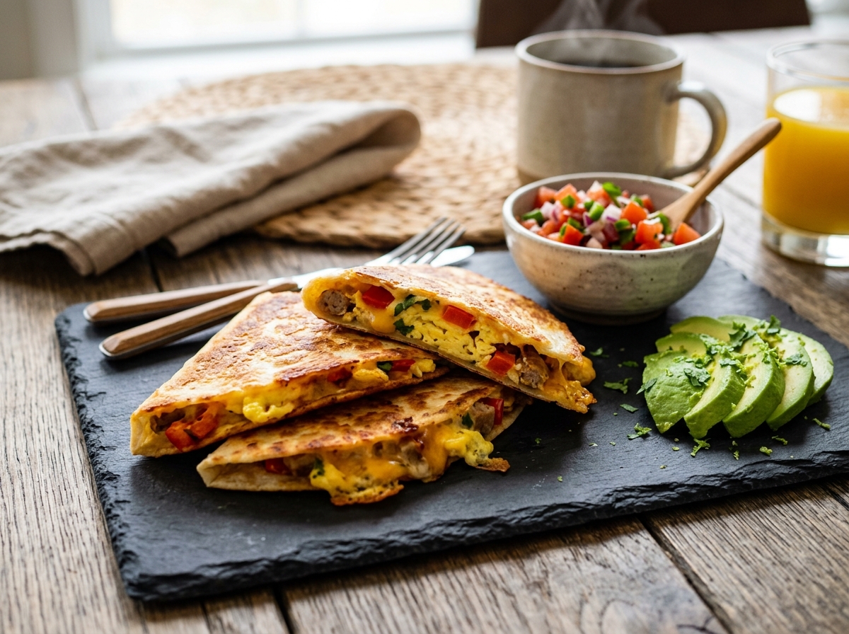 Breakfast Quesadilla with Eggs – Easy 10-Minute Recipe