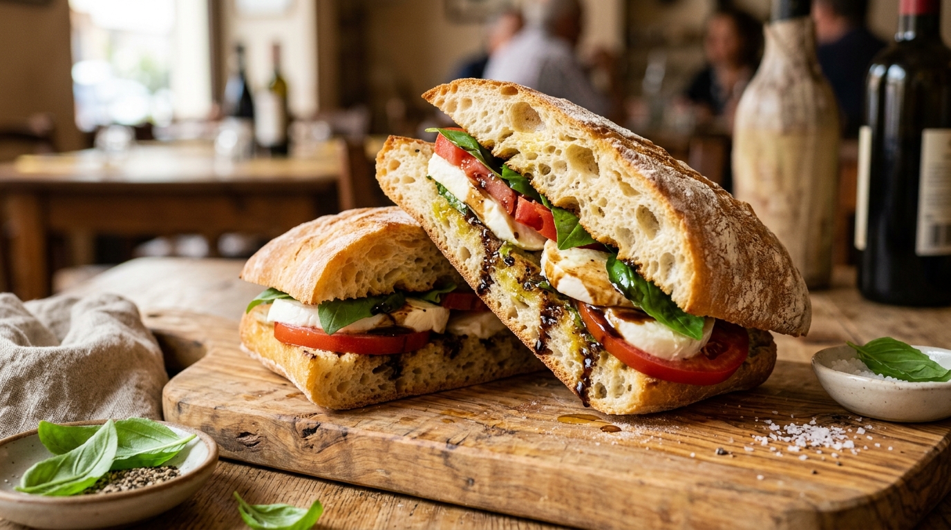 Caprese Sandwich – Classic Fresh Italian Lunch