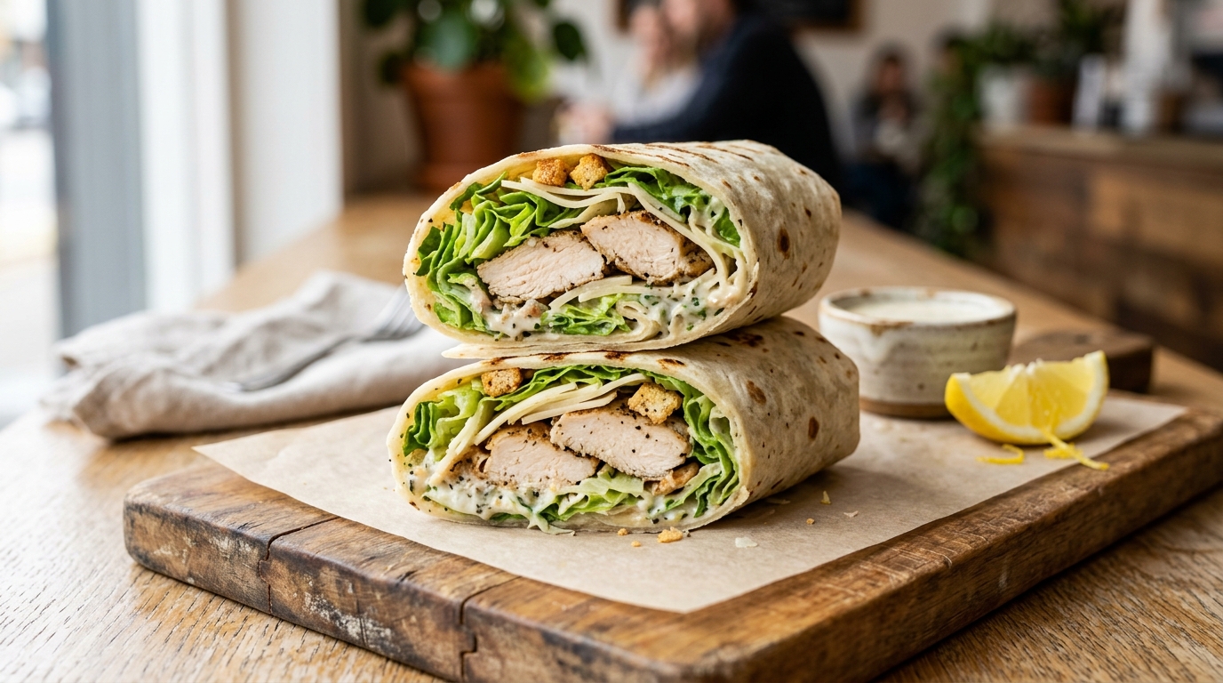 Chicken Caesar Wrap – Easy 15-Minute Lunch