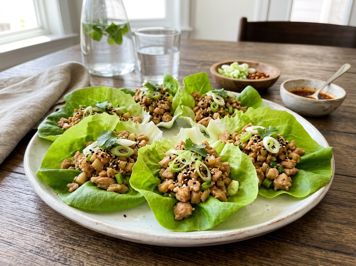 Chicken Lettuce Wraps – Easy 15-Minute Lunch