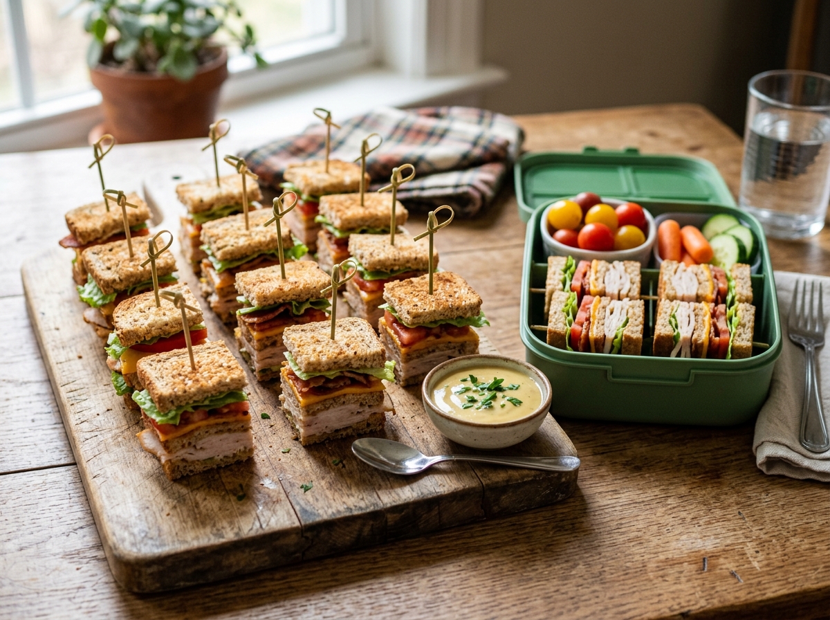 Club Sandwich Mini Bites: Easy Back-to-School Lunch Idea
