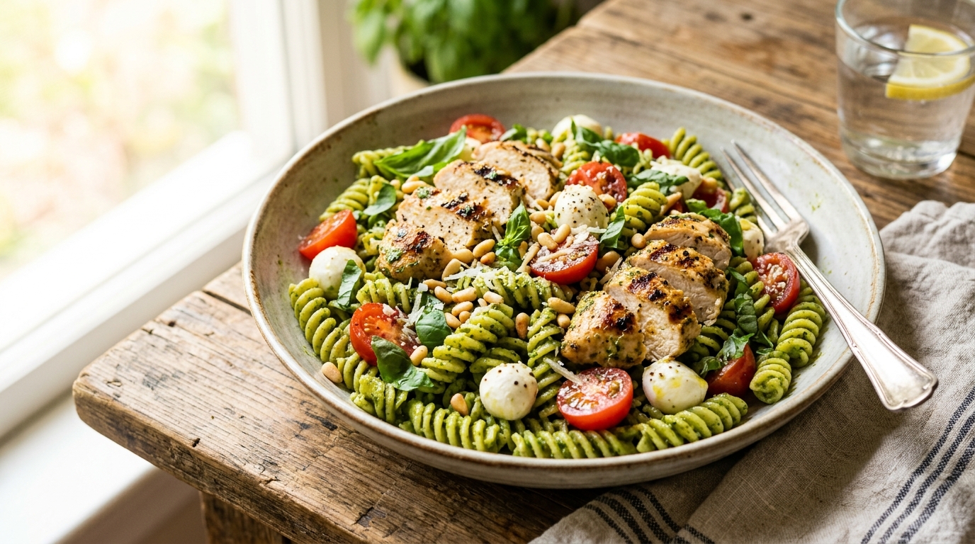 Chicken Pesto Pasta Salad – Easy Make-Ahead Lunch
