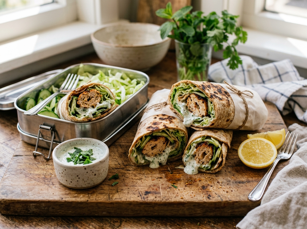 Juicy Chicken Seekh Wrap: Quick School Lunchbox Idea