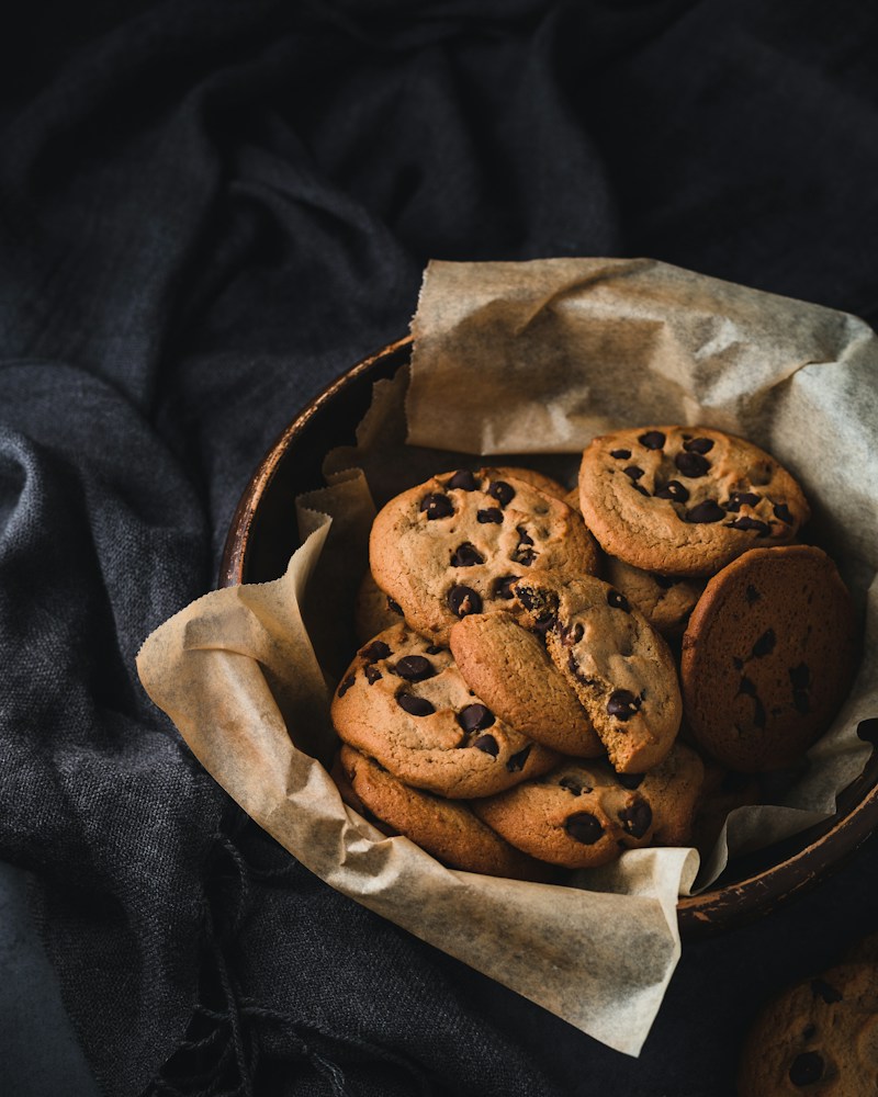 Flourless Chickpea Chocolate Chip Cookies (Protein Lunchbox Treat)
