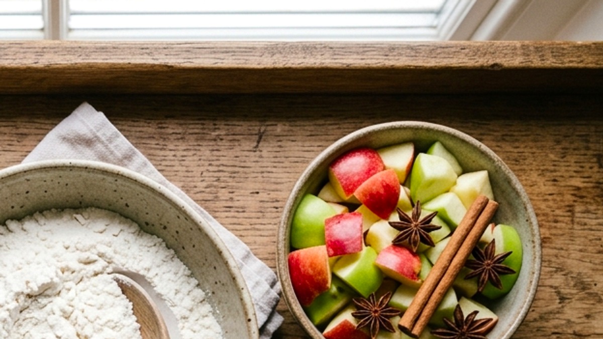 Fluffy Apple Cinnamon Pancakes (Spiced Real Apple Breakfast)
