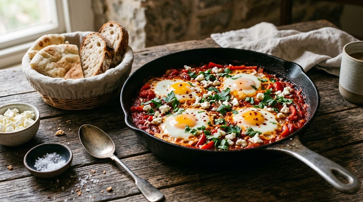 Classic Shakshuka with Feta (Easy Skillet Recipe)
