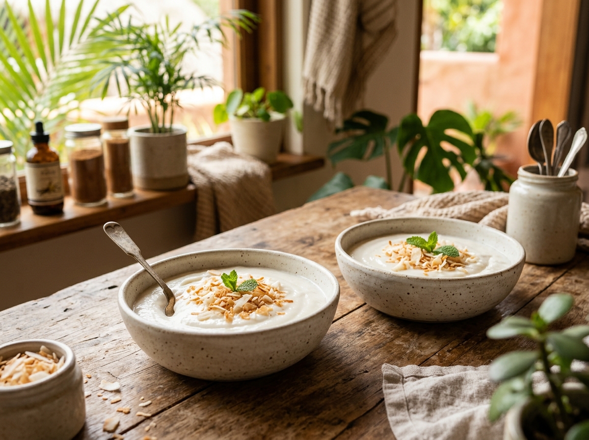 Coconut Protein Pudding (Creamy 5-Minute No-Cook Dessert)