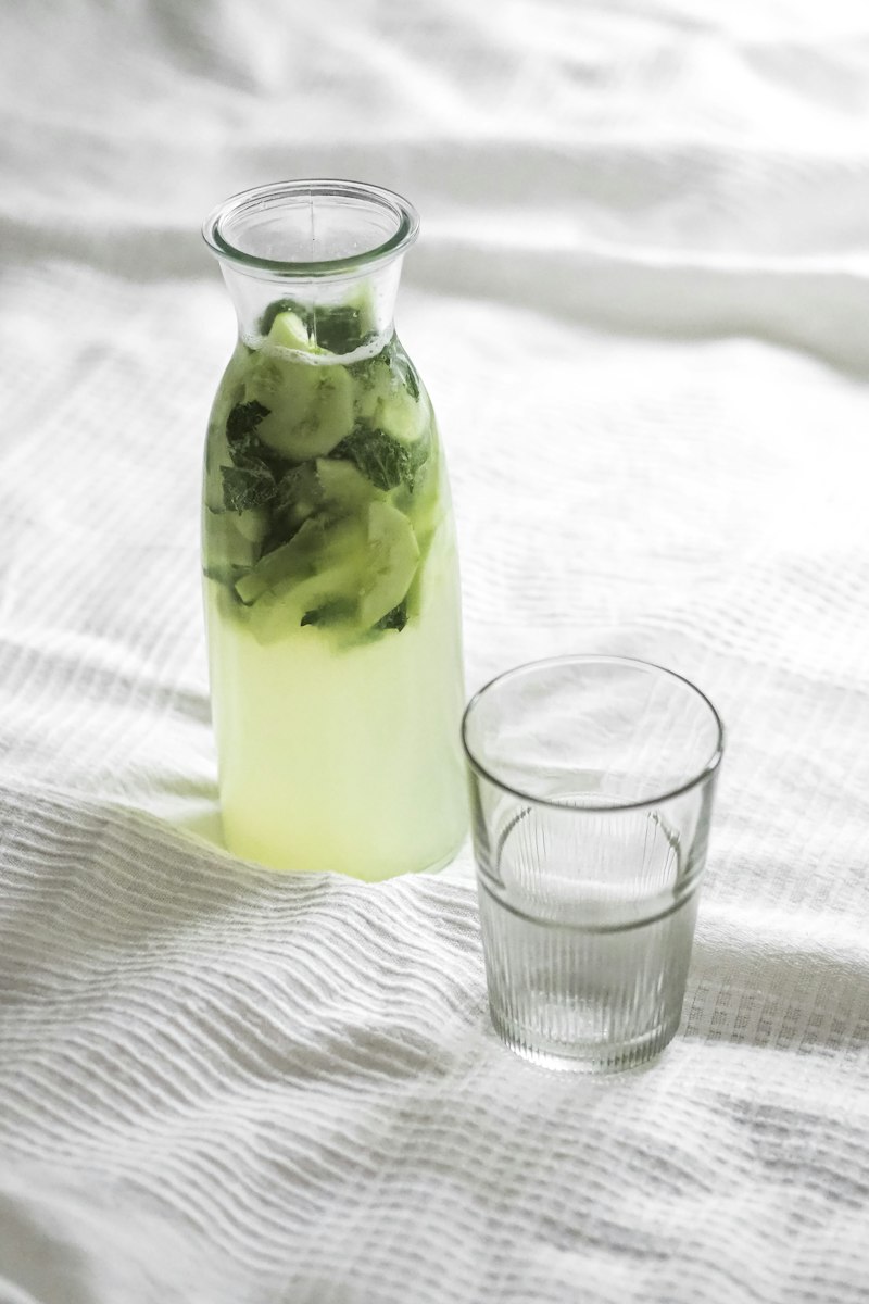 Refreshing Cucumber Lemonade Recipe – Easy, Refreshing Summer Drink (Easy 5-Minute Recipe) ingredients and preparation setup