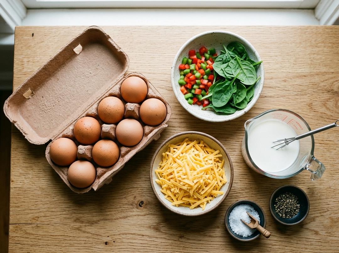 High-Protein Deviled Eggs on the Go: Easy High-Protein Breakfast for Work (Quick & Healthy Recipe) ingredients and preparation setup