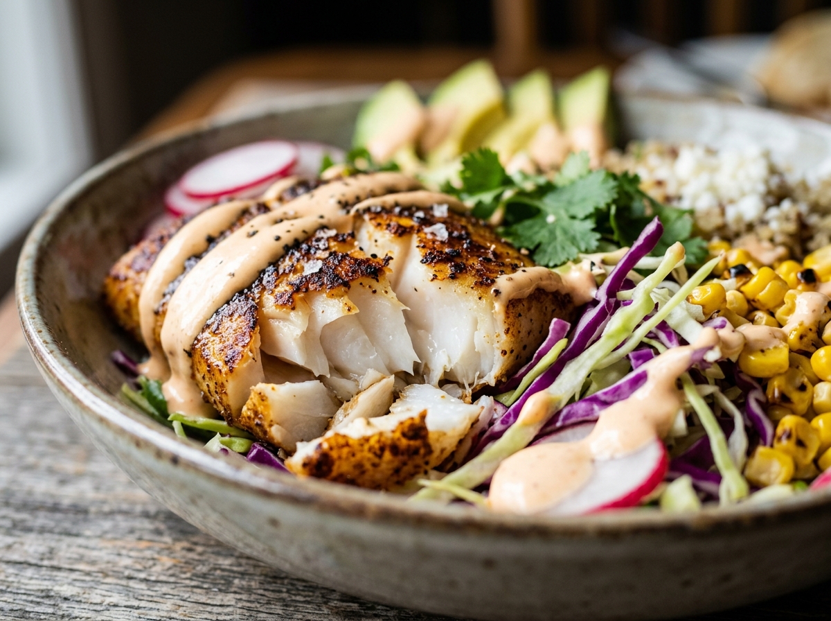 Double-click to save image, or right-click for 'Save image as...' Final food presentation