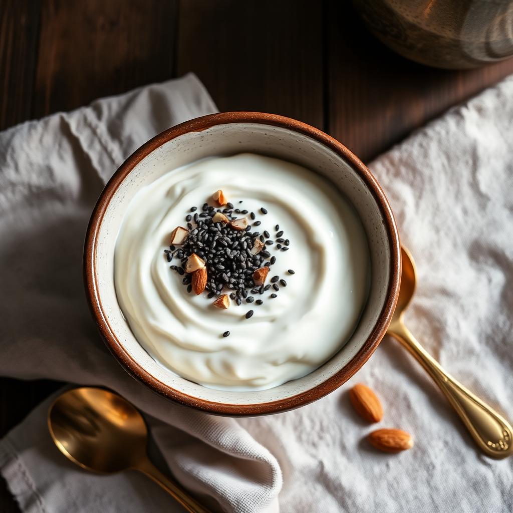 Greek Yogurt Protein Bowl with Chia & Almonds