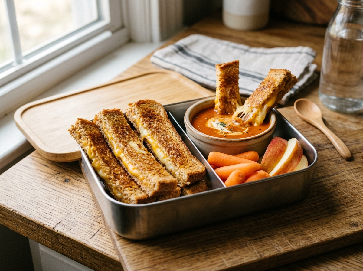 Crispy Grilled Cheese Fingers: Quick School Lunch Idea
