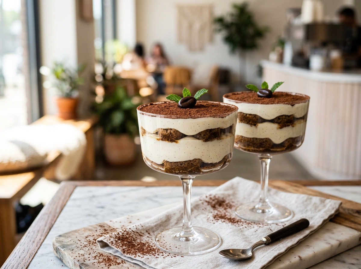 Healthy Tiramisu Cups (Easy Single-Serve Protein Dessert)