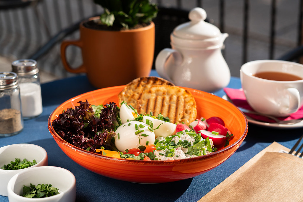 Cottage Cheese and Egg Breakfast Bowl with Avocado