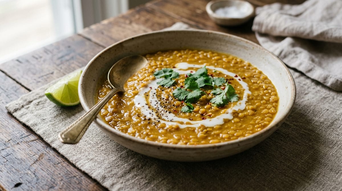 Easy Lentil Curry (Hearty 30-Minute Plant Protein Dinner)