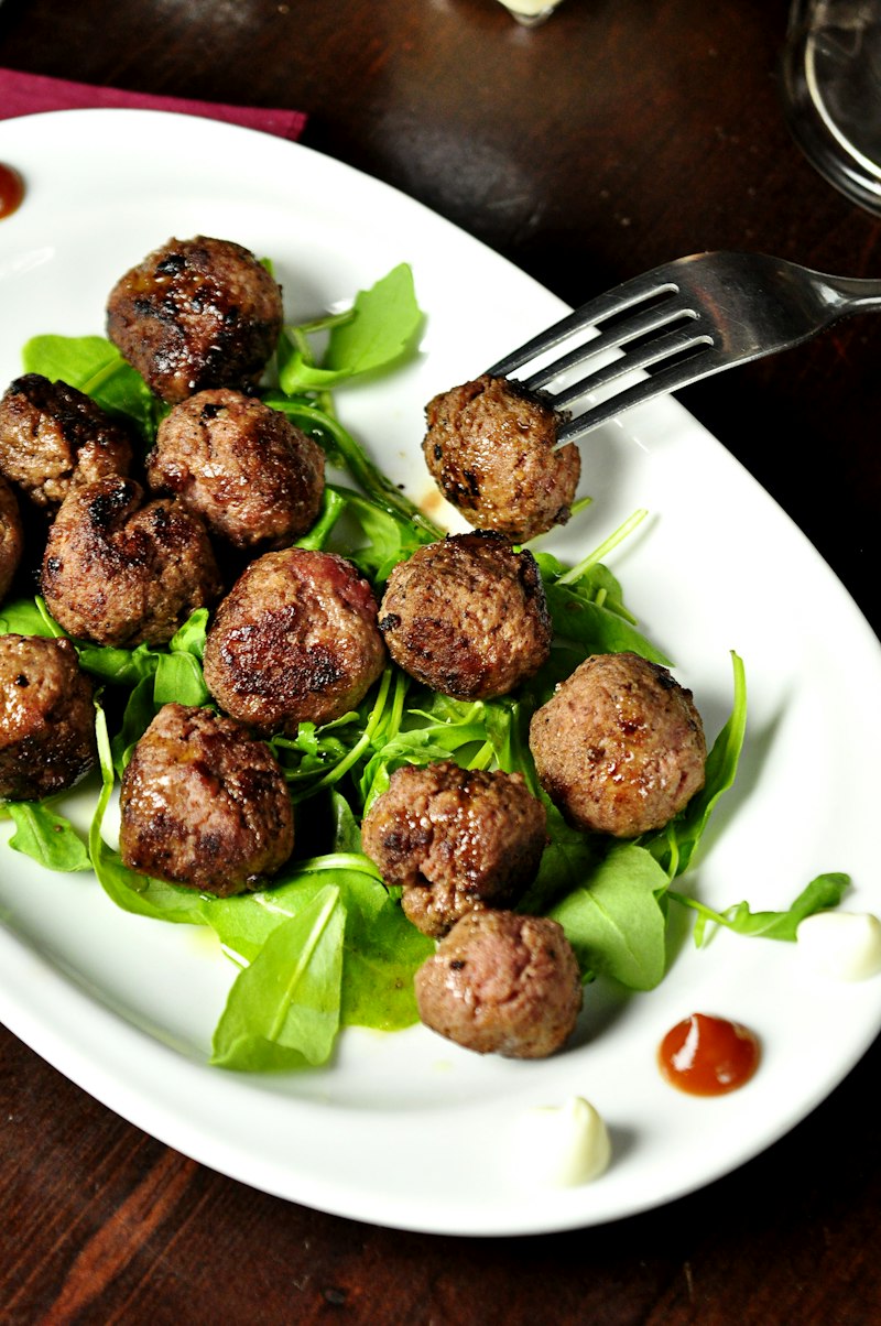 Baked Mini Chicken Meatballs Box (High-Protein School Lunch)