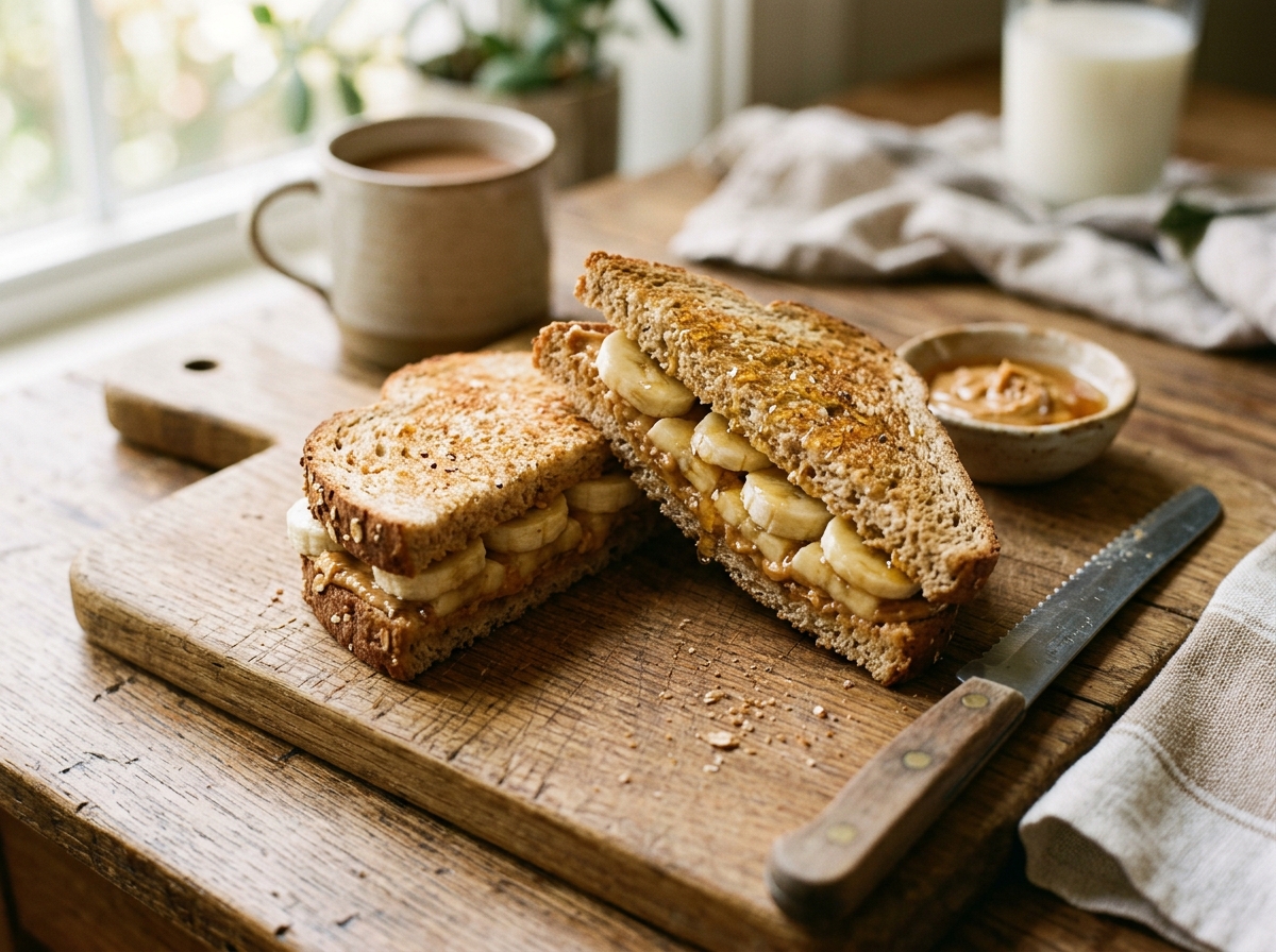 Peanut Butter Banana Sandwich: Easy, Creamy & Delicious
