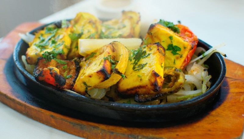 Pan-Seared Paneer Bites with Mild Dip (High-Protein Lunchbox)