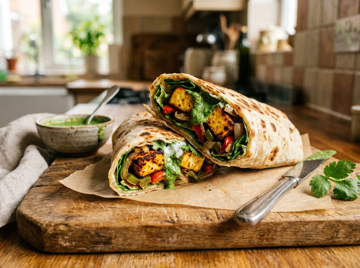 Paneer Tikka Wrap