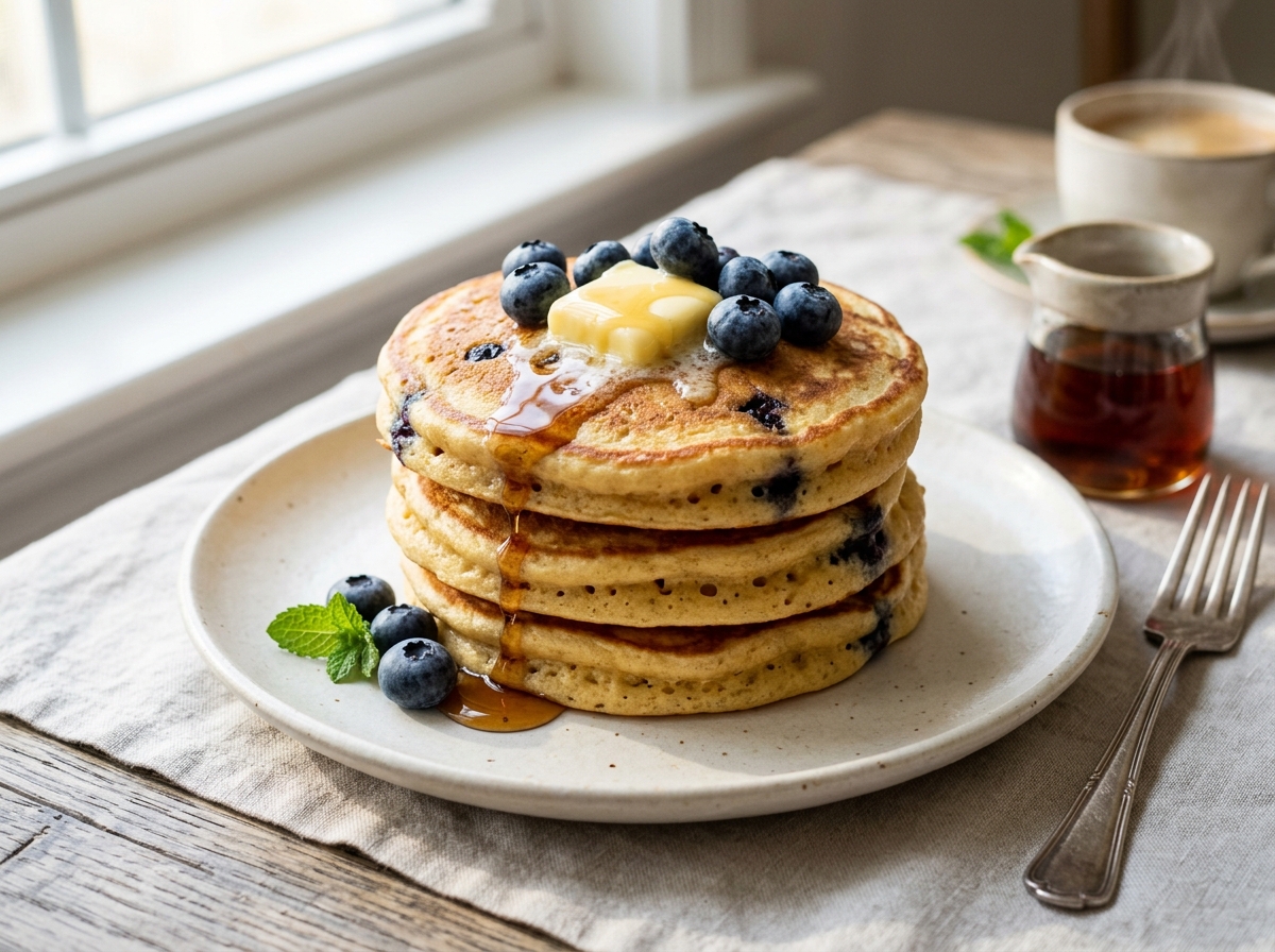 Fluffy Protein Pancakes (Easy High-Protein Workday Breakfast)