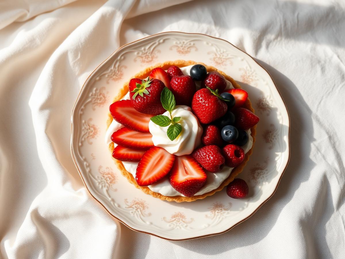 Summer Berry Tart with Whipped Mascarpone