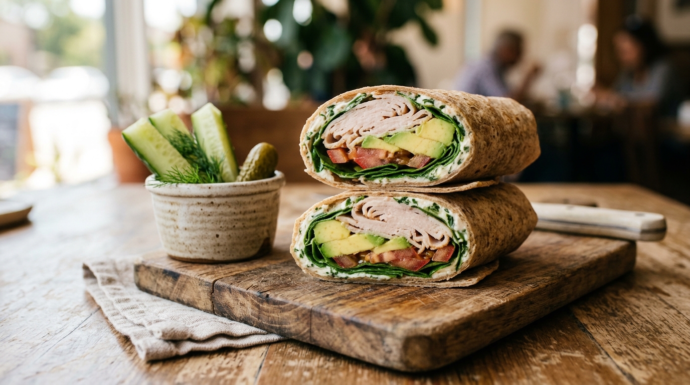 Turkey Avocado Wrap – Easy 10-Minute Lunch