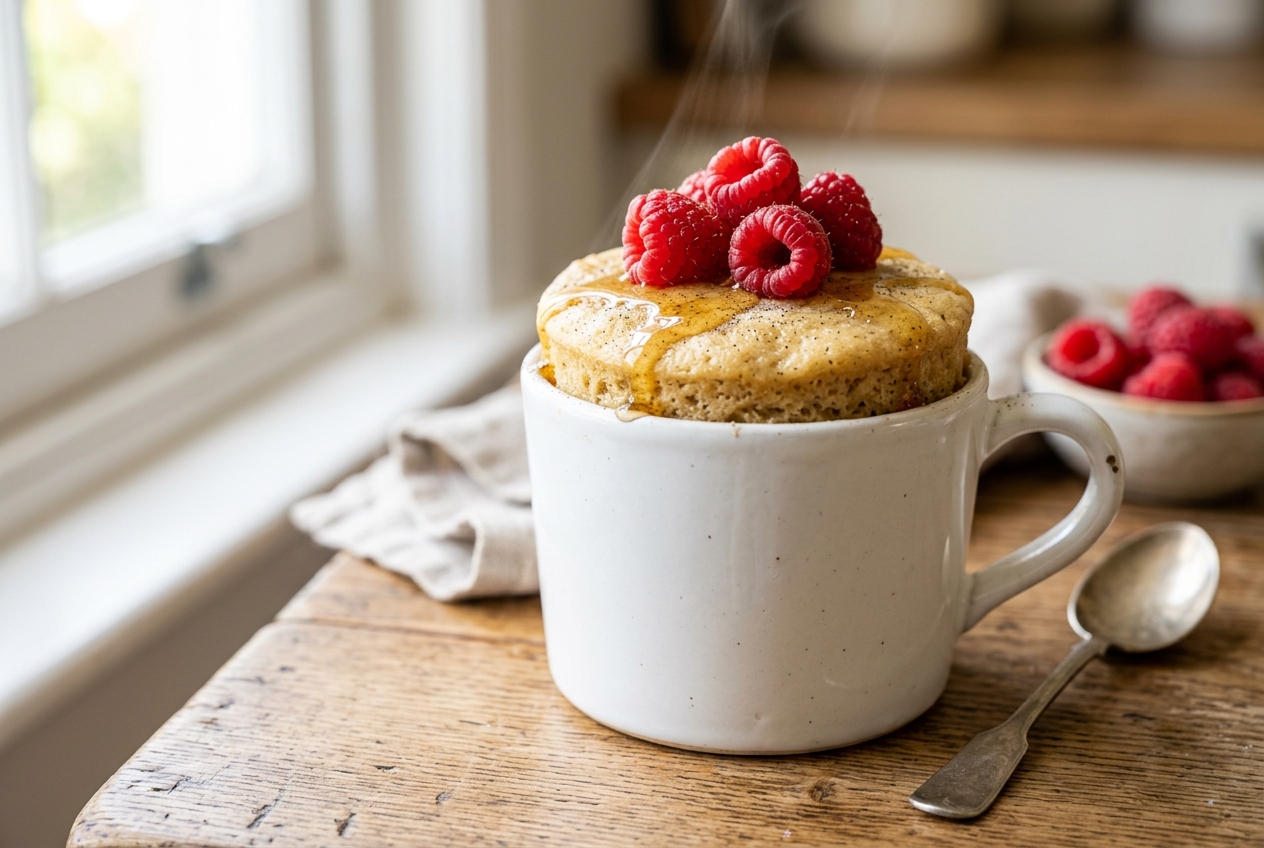 Vanilla Protein Mug Cake