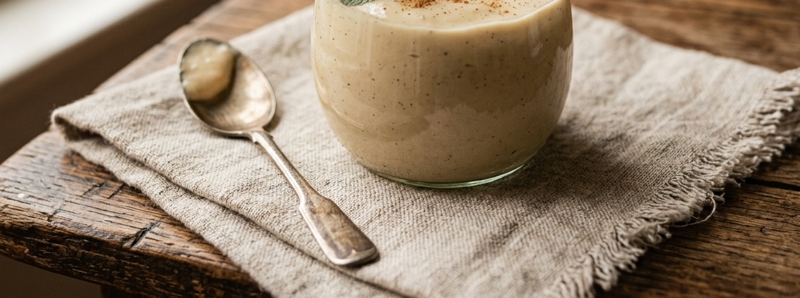 5-Minute Yogurt Smoothie Without Added Sugar (Ice + Cinnamon)